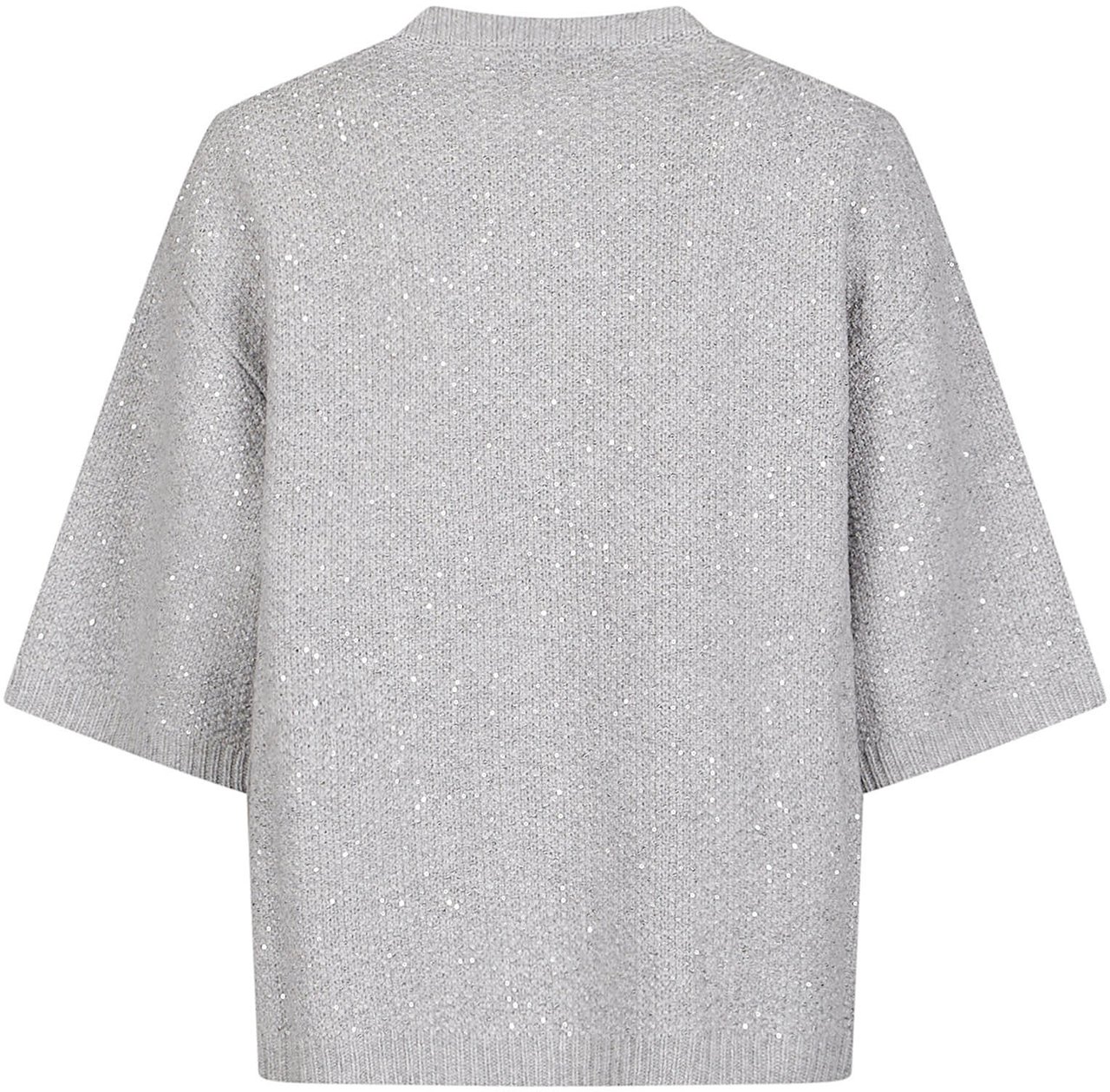 Fabiana Filippi Round Neck Sweater Grey Grijs