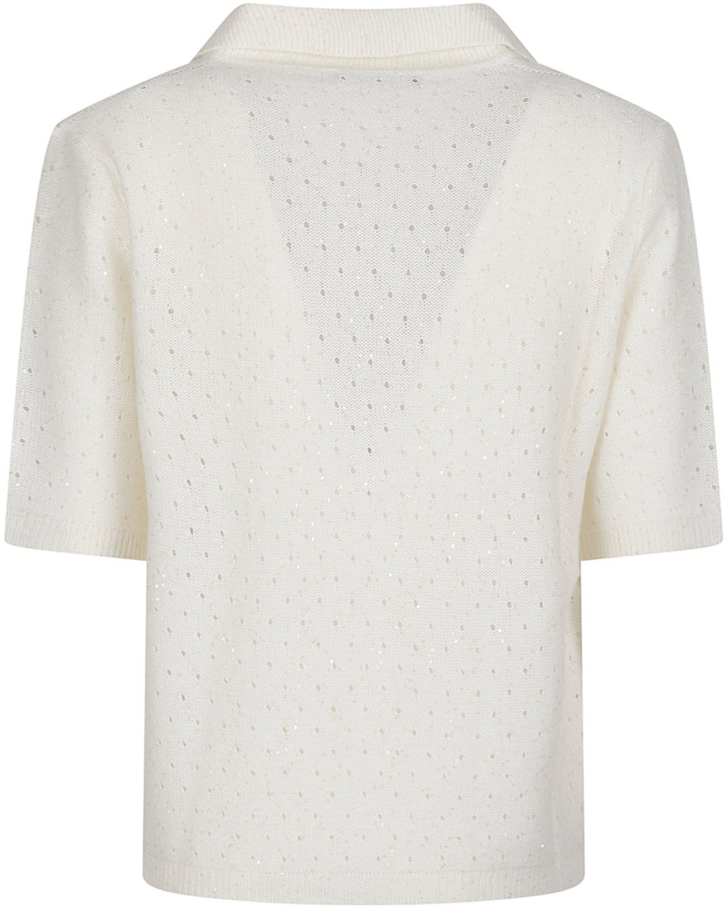 Fabiana Filippi Round Neck Sweater White Wit