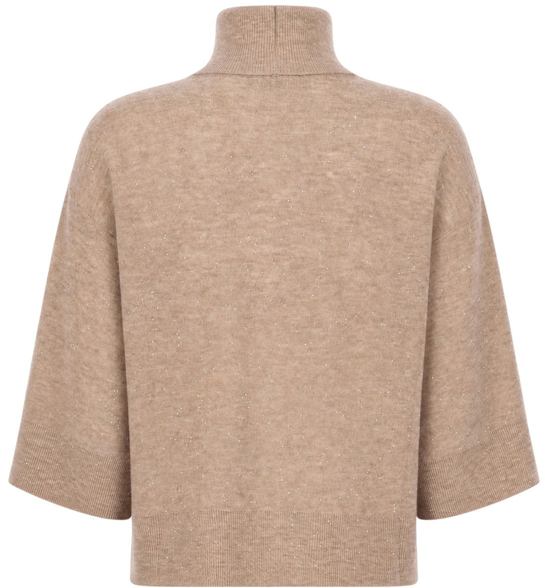 Fabiana Filippi Brown wool blend sweater Bruin