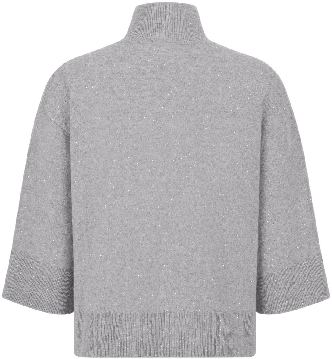 Fabiana Filippi Grey wool blend sweater Grijs