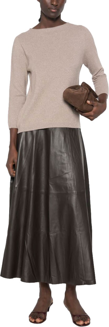 Fabiana Filippi Sweaters Brown Beige