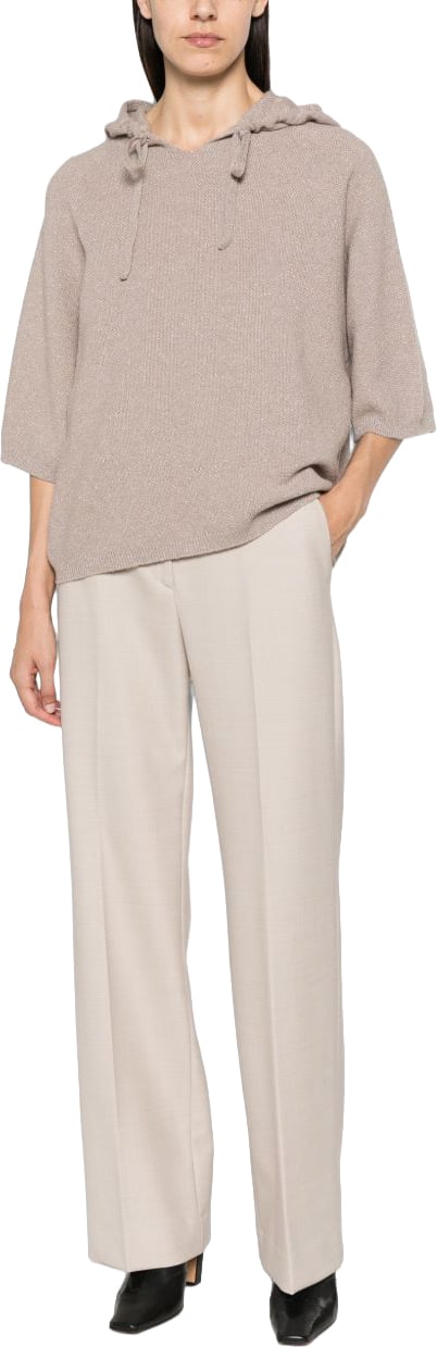 Fabiana Filippi Sweaters Brown Taupe