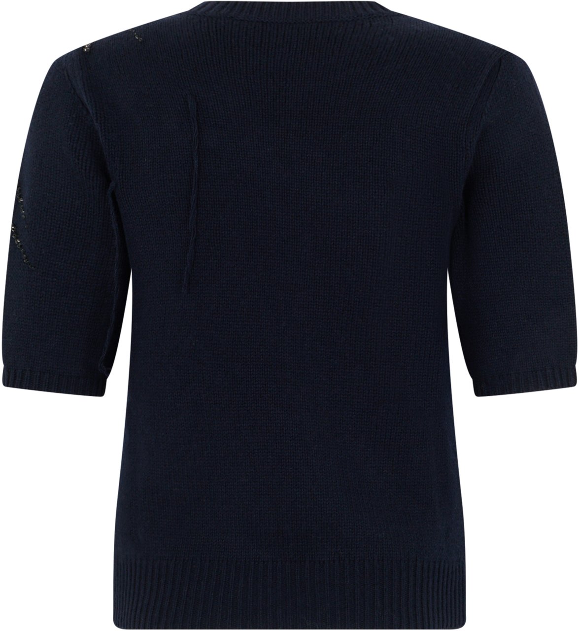 Fabiana Filippi Sweater with three-quarter sleeves Blauw