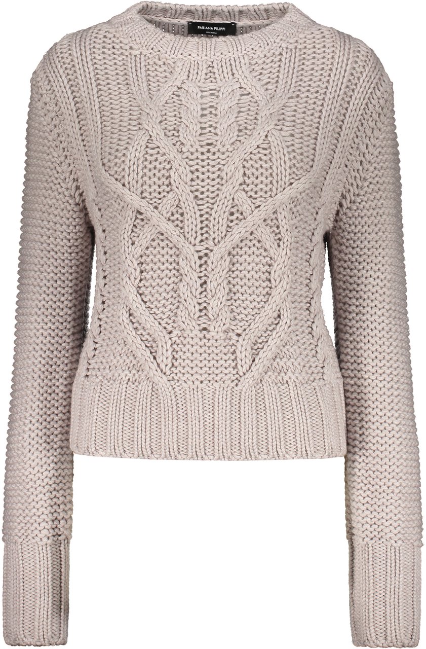 Fabiana Filippi Virgin wool sweater Grijs