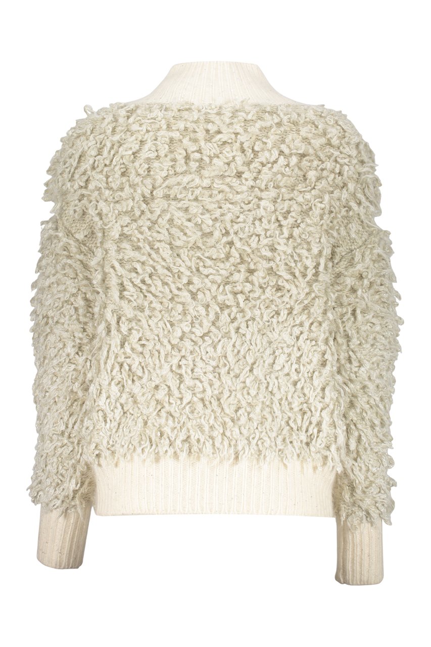 Fabiana Filippi Zipped cardigan Wit