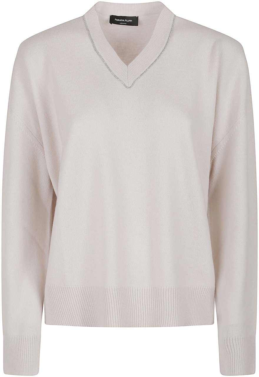Fabiana Filippi Sweater White Wit