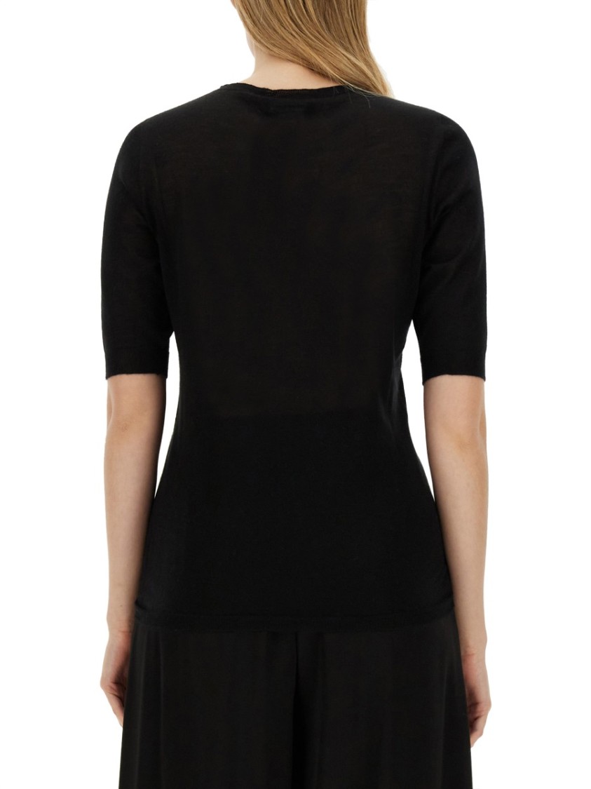 Fabiana Filippi Slim-Fit Cashmere And Silk Knit Top Zwart