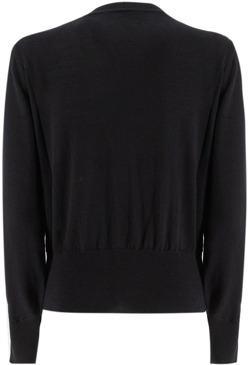 Fabiana Filippi Wool cardigan Zwart