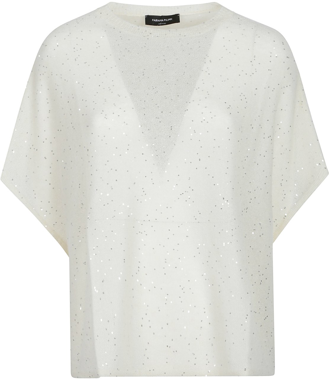 Fabiana Filippi Round Neck Sweater Nude & Neutrals Beige