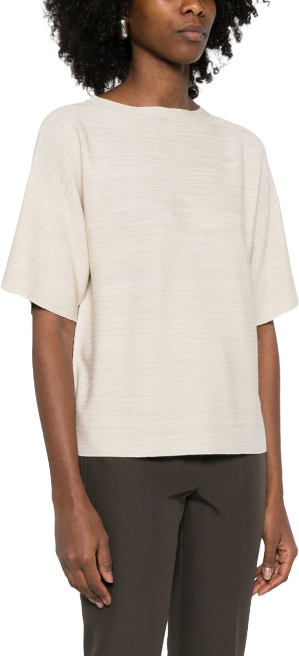 Fabiana Filippi Sweaters Avorio Wit