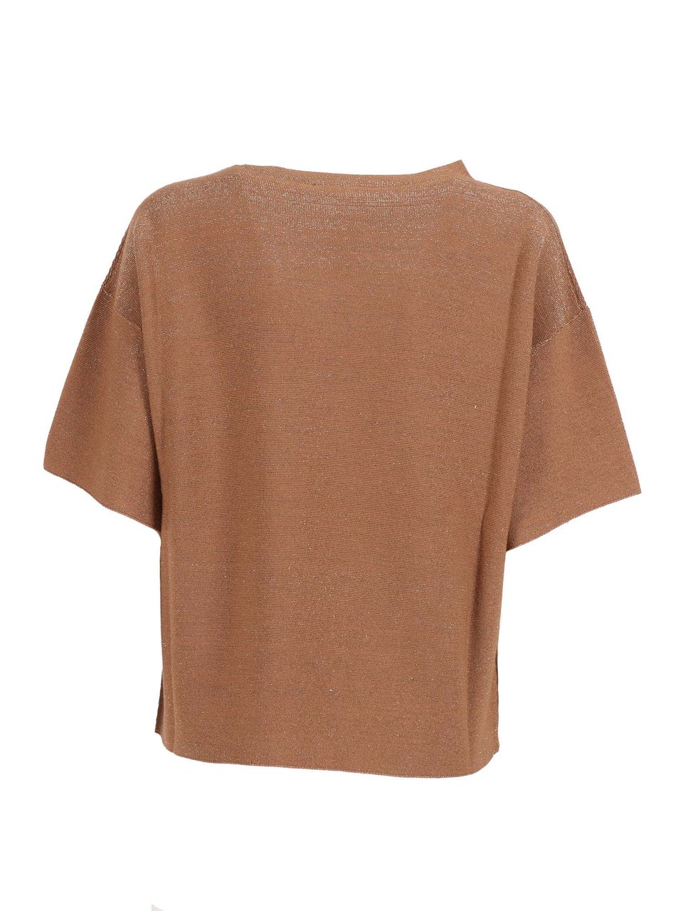Fabiana Filippi Vimini Links Lurex Maxi T-Shirt Bruin