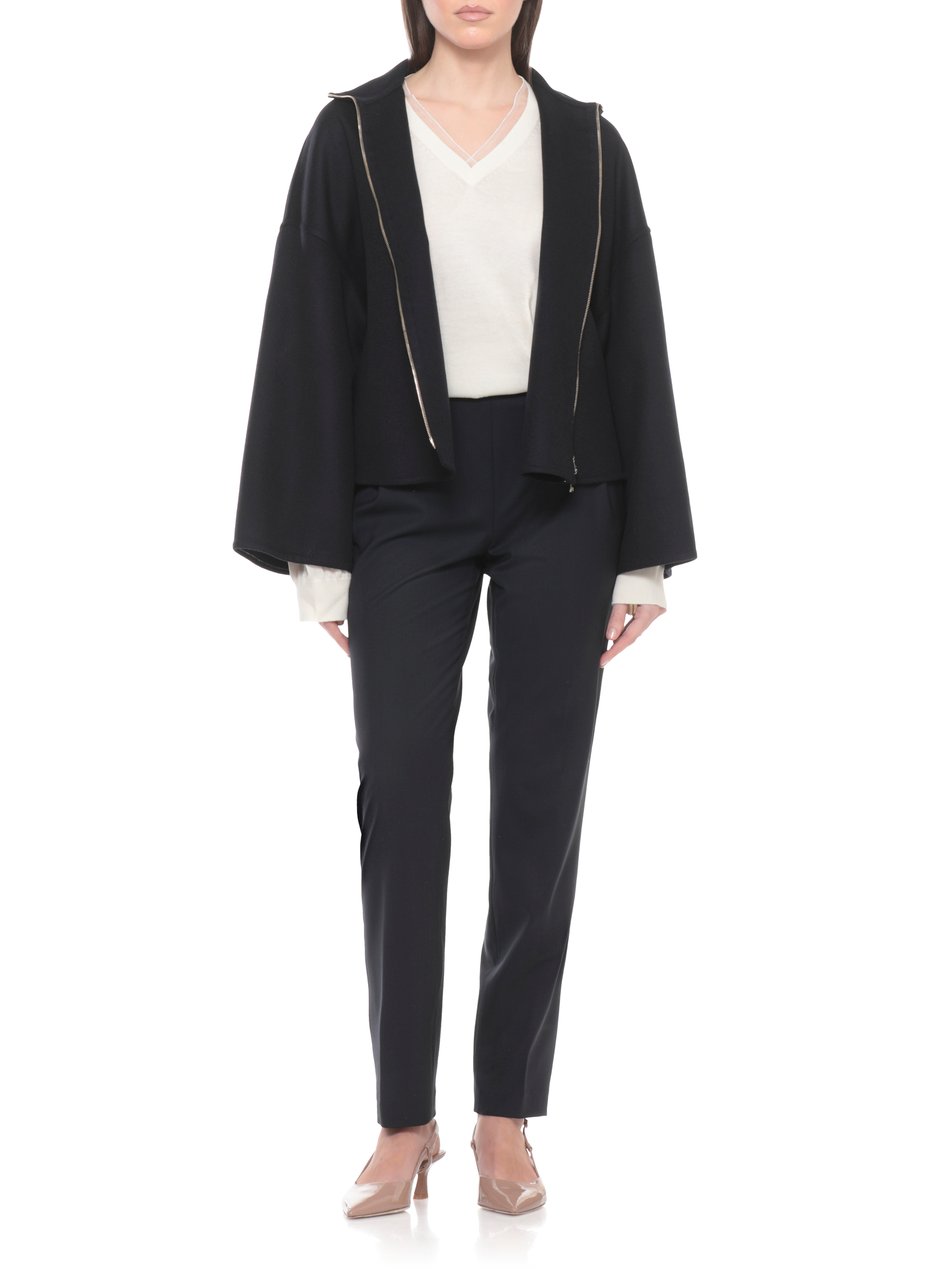 Fabiana Filippi Ivory Lightpoint Detail V-Neck Sweater Neutraal