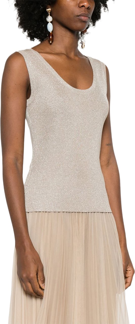 Fabiana Filippi Top Avorio Beige