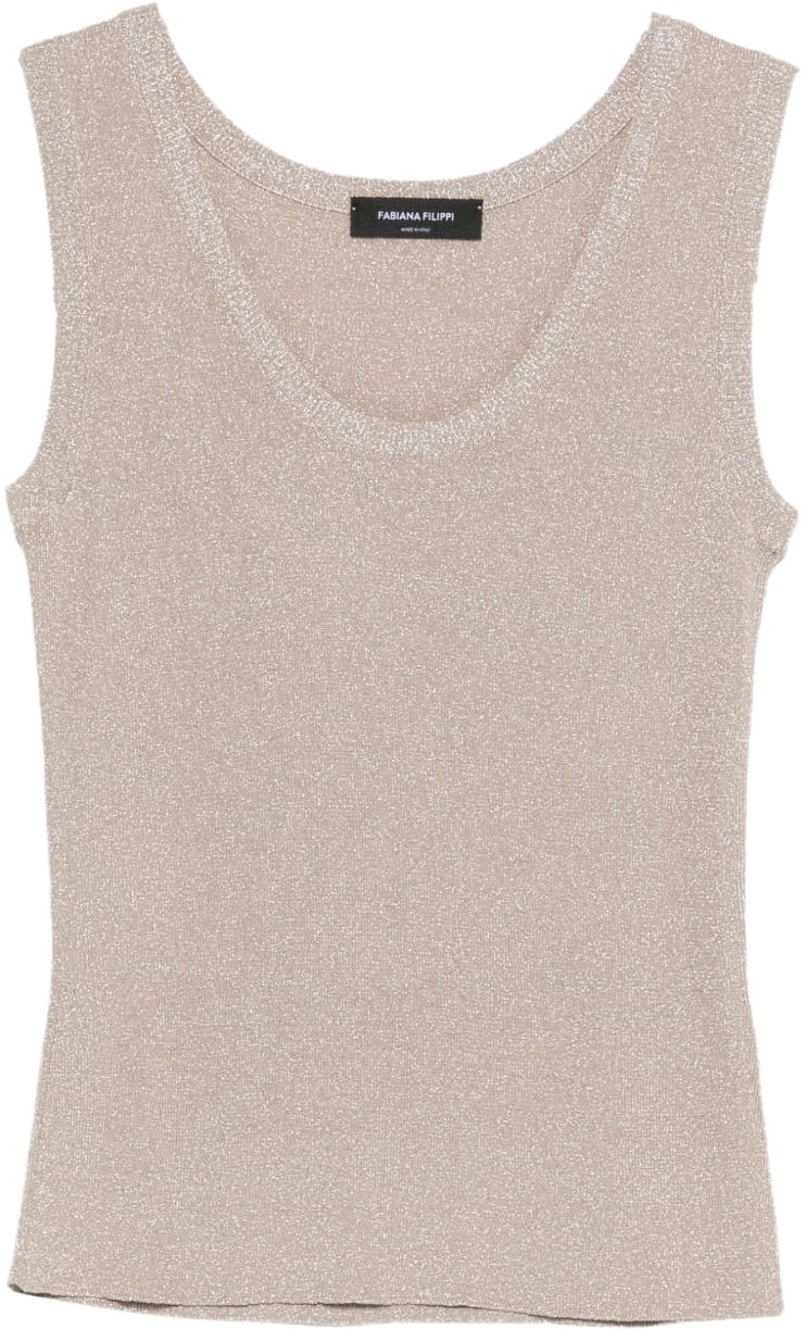 Fabiana Filippi Top Ivory Wit