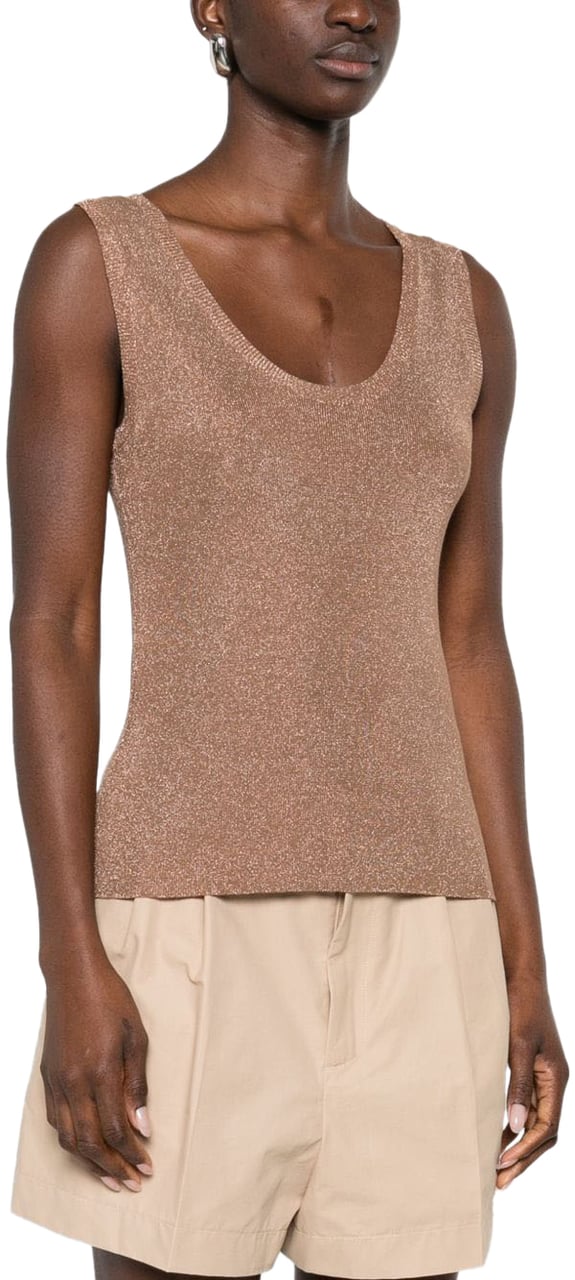 Fabiana Filippi Top Brown Bruin