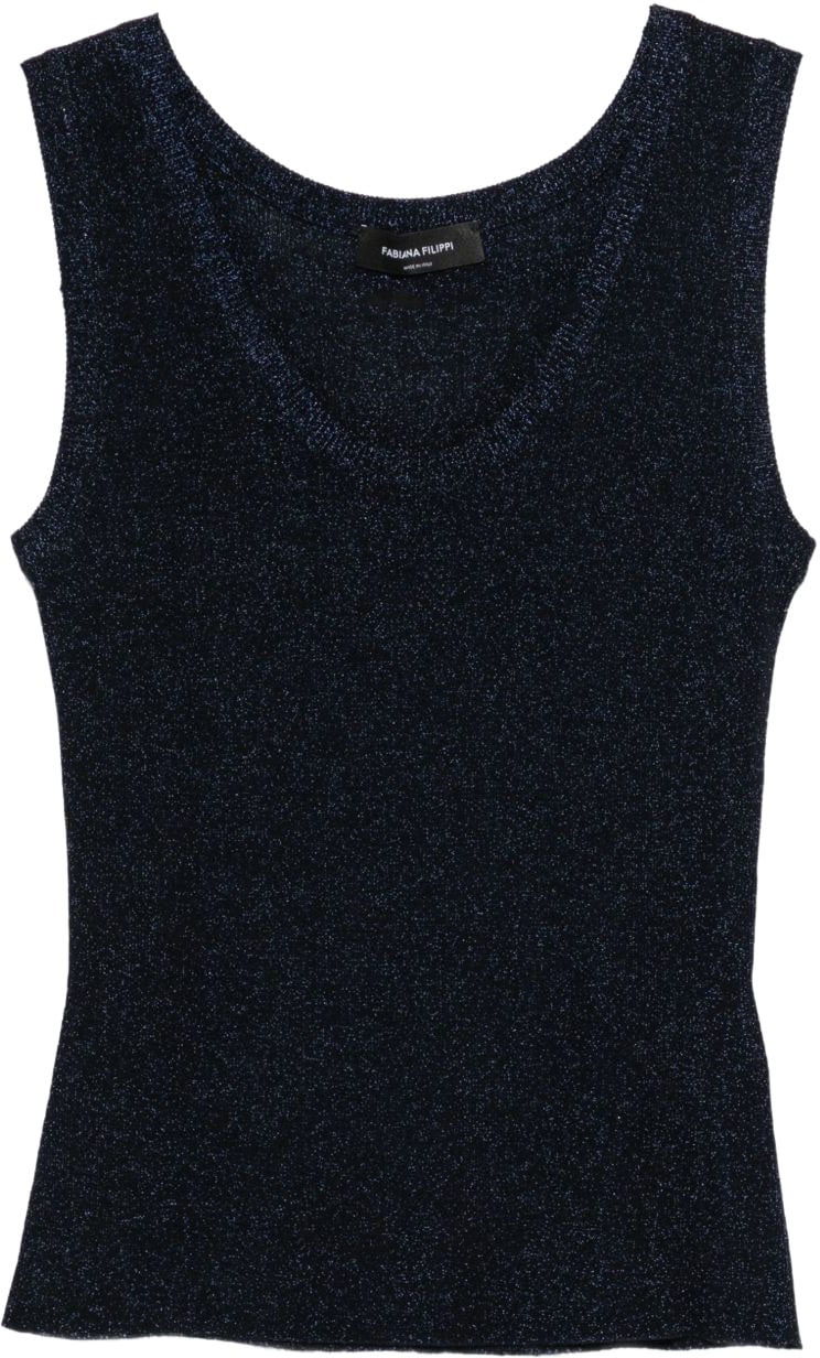 Fabiana Filippi Top Blue Blauw