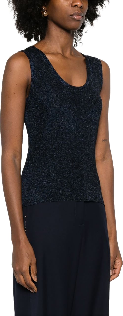 Fabiana Filippi Top Blu Navy
