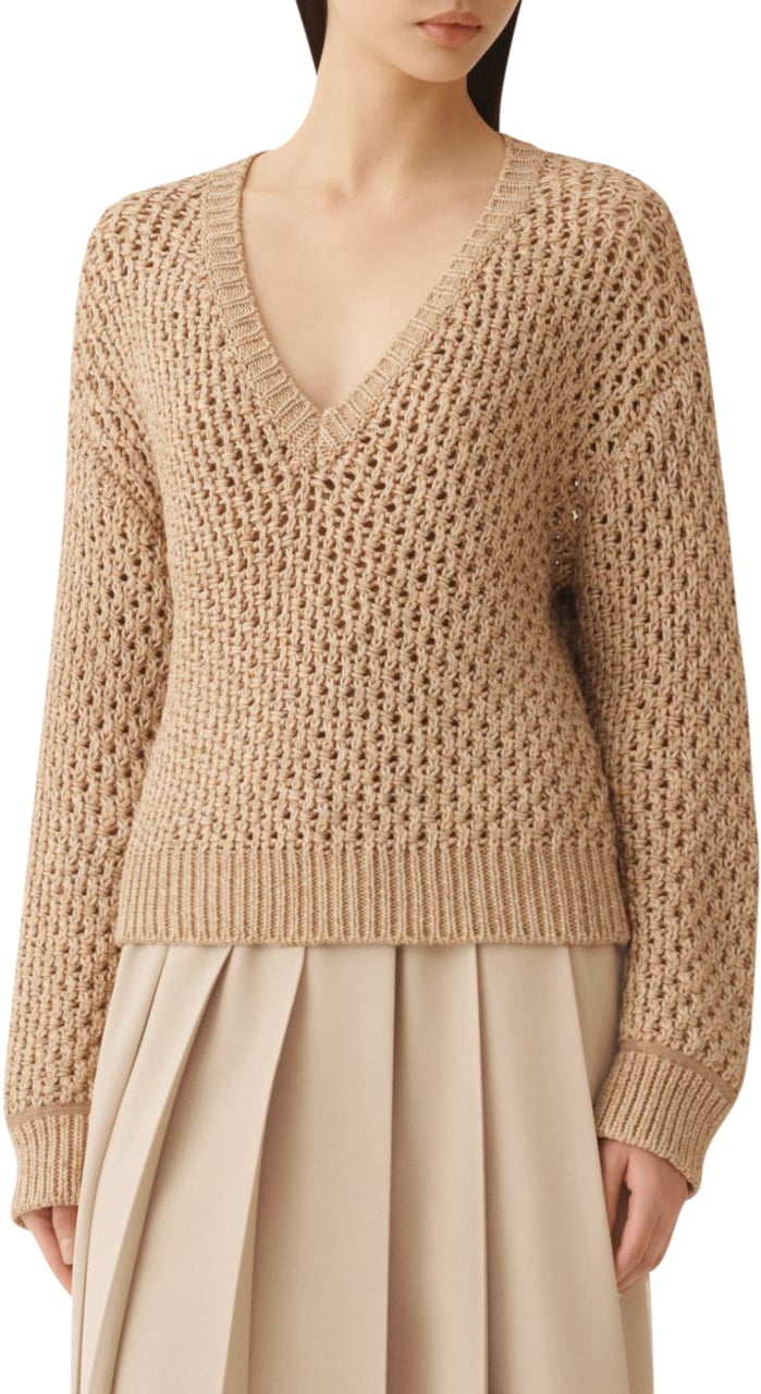 Fabiana Filippi Sweaters Avorio Beige