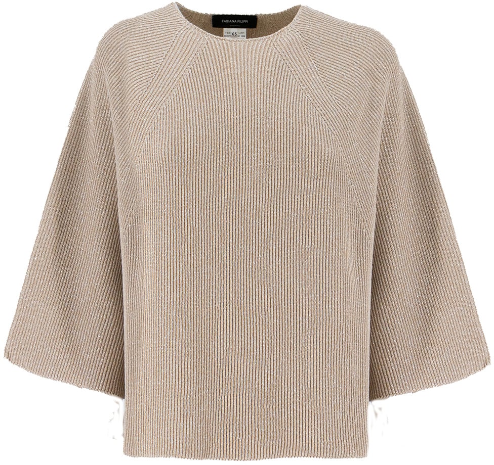 Fabiana Filippi Cotton sweater Beige