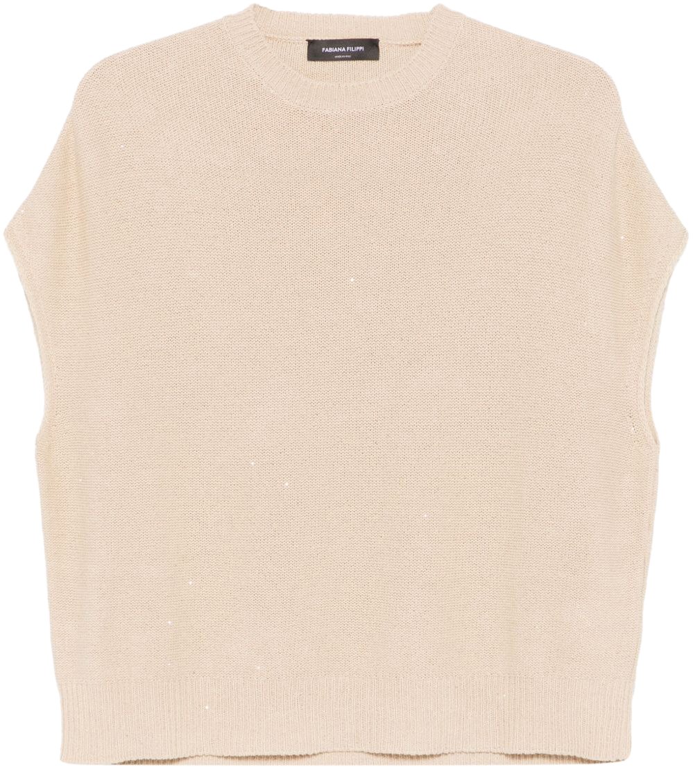 Fabiana Filippi Sweaters Beige Beige