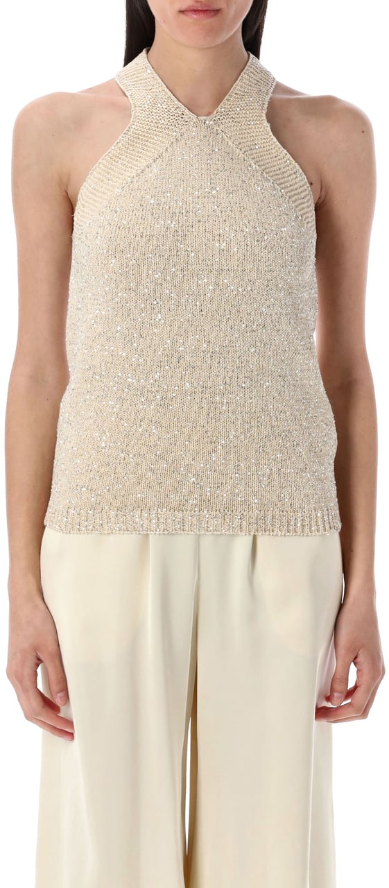Fabiana Filippi Top Knit Giallo Geel