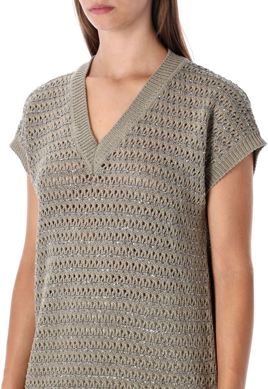 Fabiana Filippi Knit Crochet Argilla Bruin