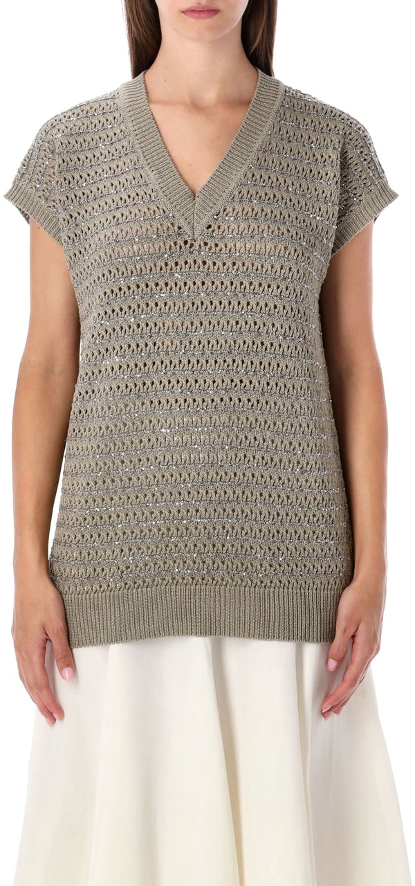 Fabiana Filippi Knit Crochet Argilla Bruin