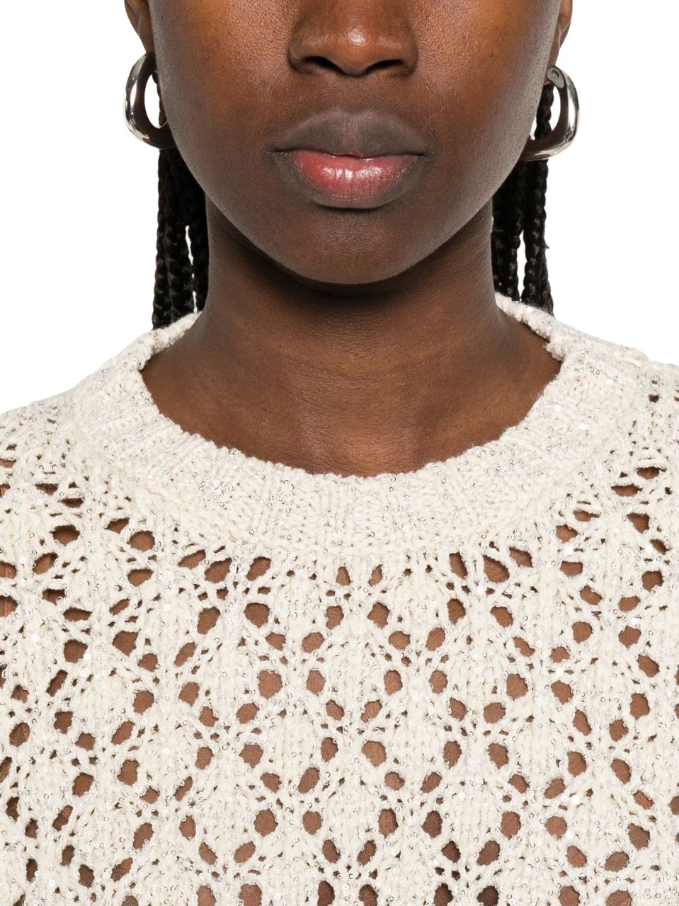 Fabiana Filippi Sweaters Bianco Wit