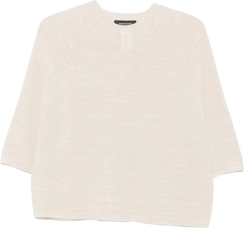 Fabiana Filippi Sweaters Ivory Wit