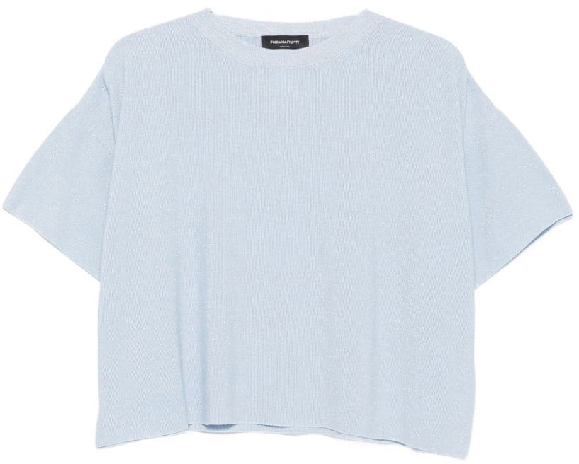 Fabiana Filippi T-Shirts And Polos Clear Blue Blauw