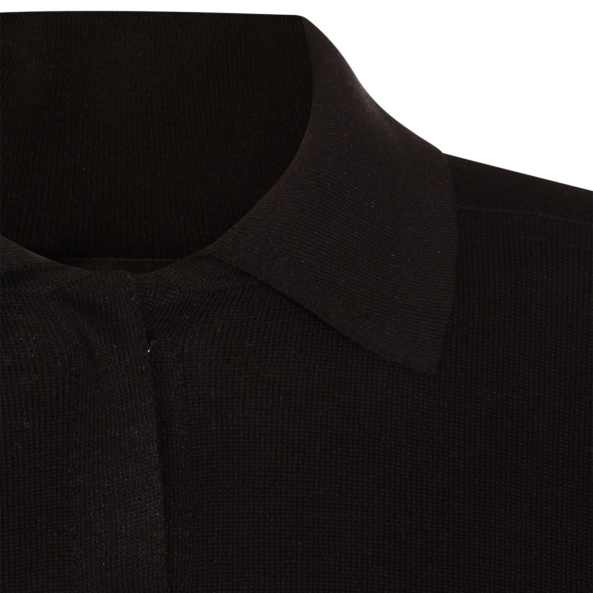 Fabiana Filippi Navy Viscose Polo Shirt Polo Shirt Blauw