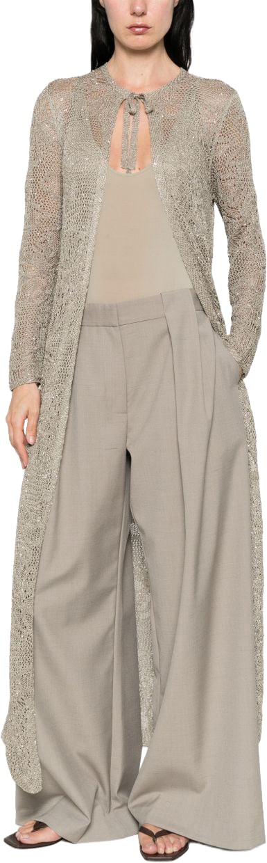 Fabiana Filippi Sweaters Kaki Beige