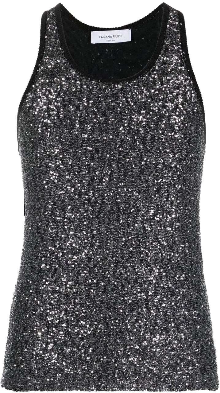 Fabiana Filippi Top Black Zwart
