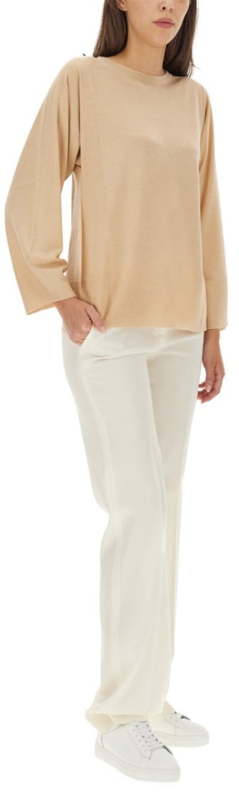 Fabiana Filippi Flare Fit Pants Neutraal