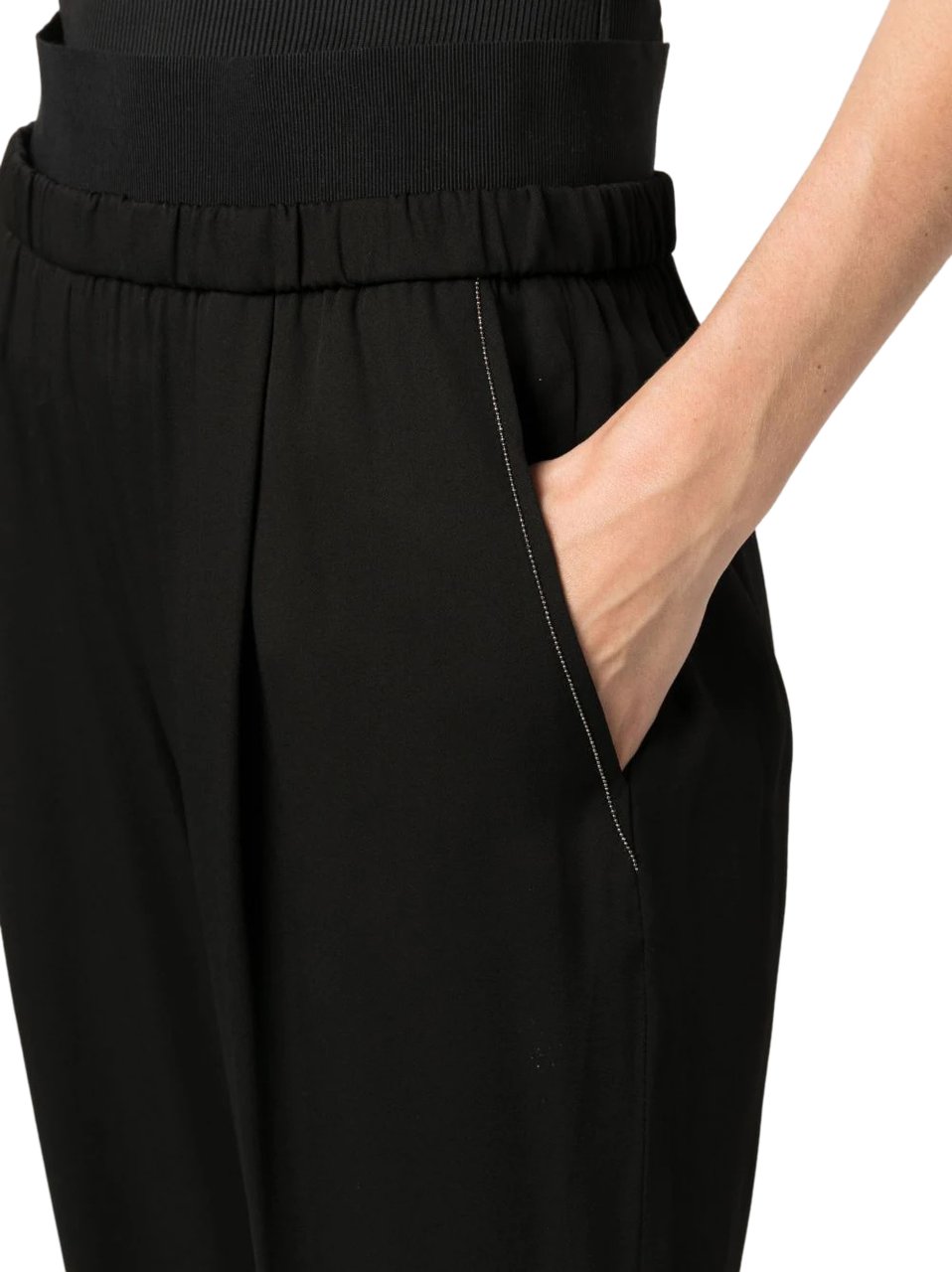 Fabiana Filippi pantaloni black Zwart