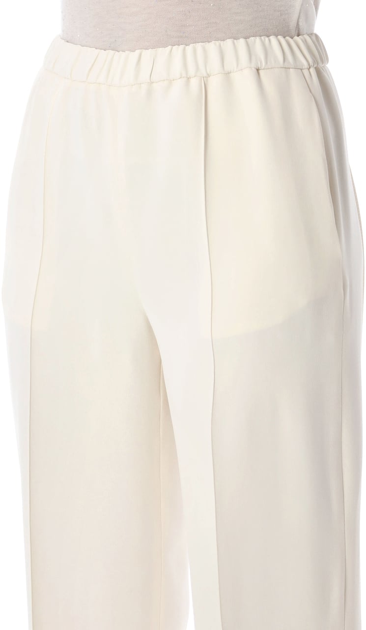 Fabiana Filippi Cady Jogging Pants Burro Beige