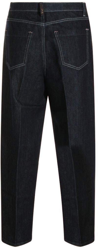 Fabiana Filippi Trousers Navy Navy