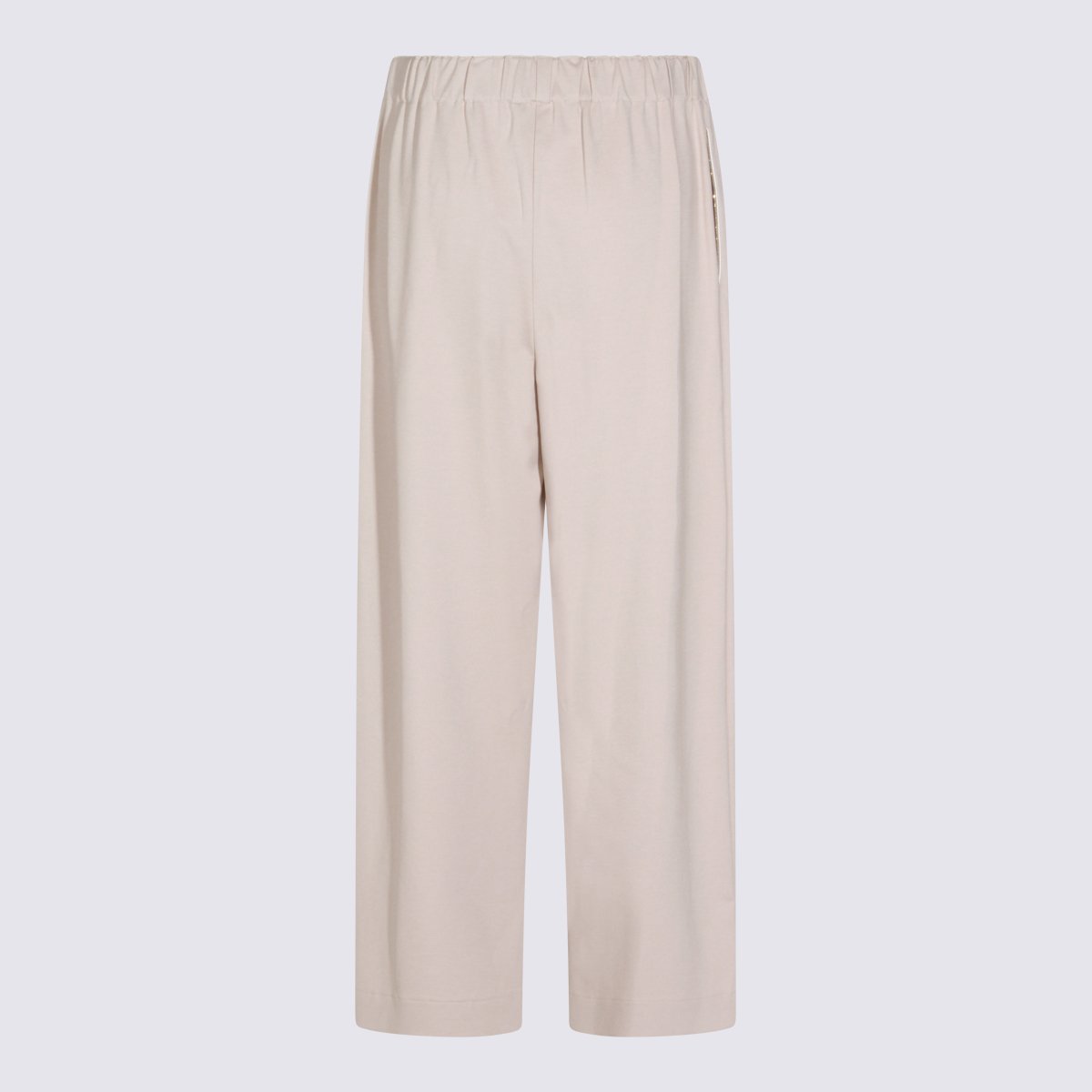 Fabiana Filippi Straight-Leg Trousers With Elastic Waistband And Side Pockets Wit