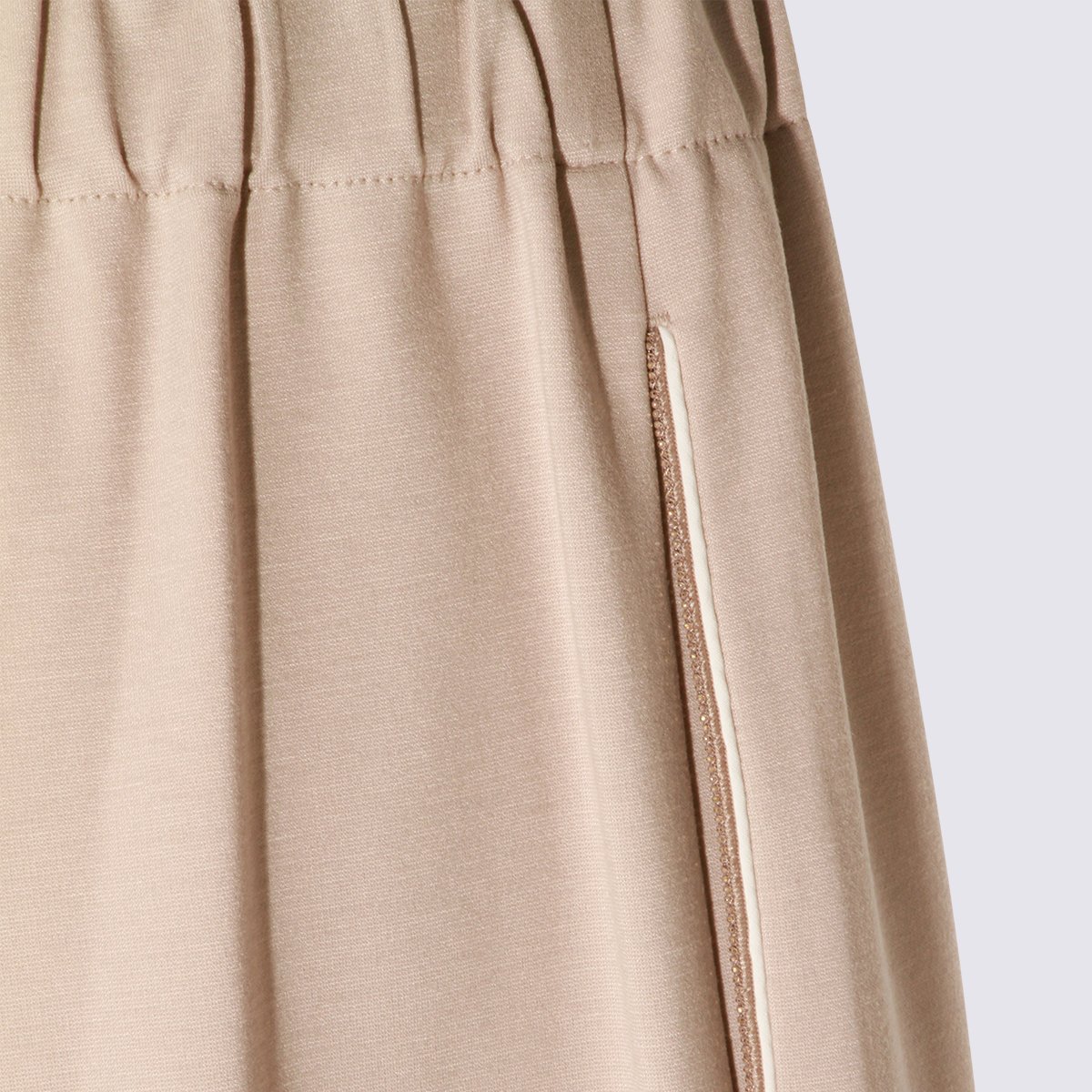 Fabiana Filippi Straight-Leg Trousers With Elastic Waistband And Side Pockets Wit
