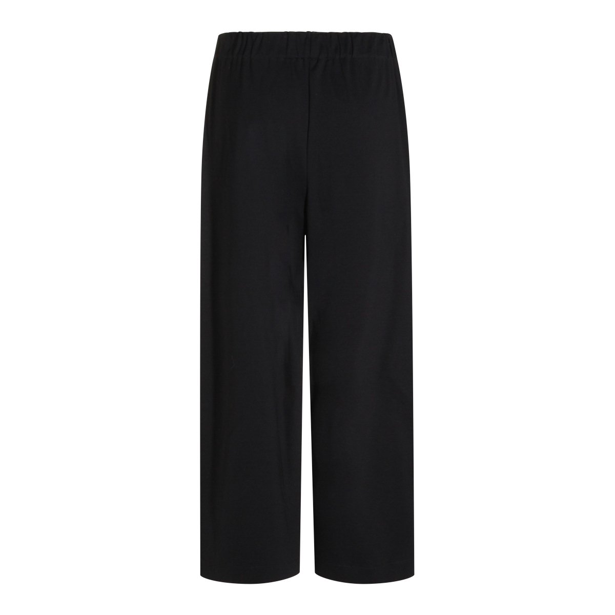 Fabiana Filippi Wide-Leg Trousers With Elastic Waistband And Soft Draping Zwart
