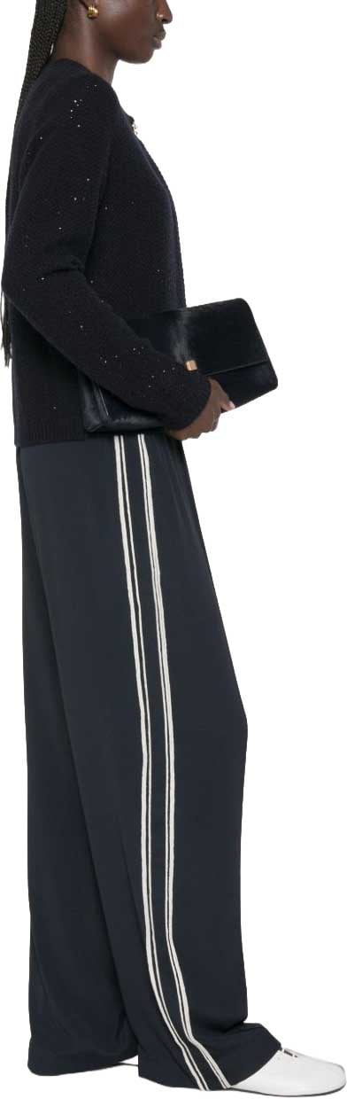 Fabiana Filippi Trousers Navy Navy