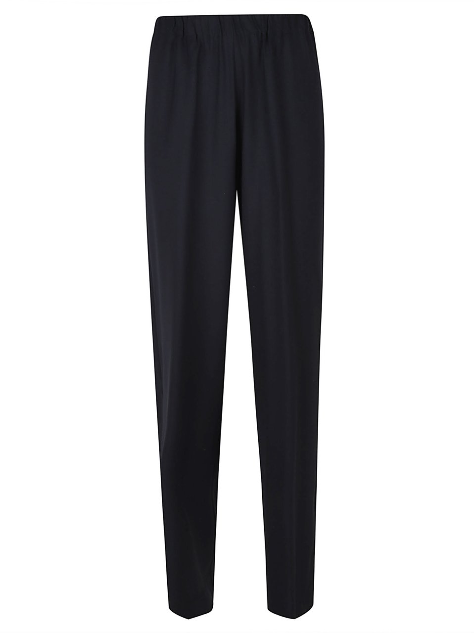 Fabiana Filippi Wool Wool-Blend Elasticated Straight-Leg Pants Zwart
