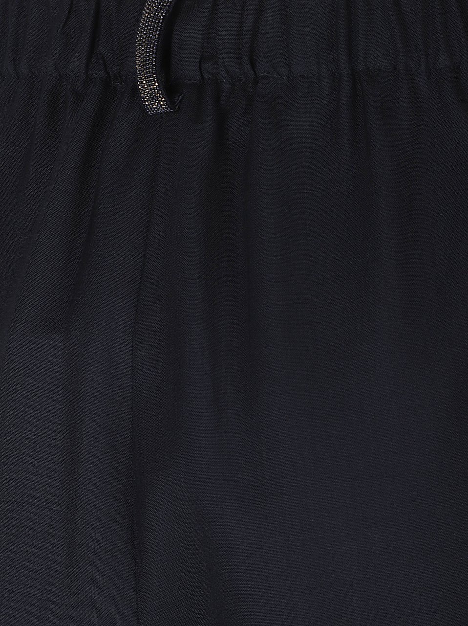 Fabiana Filippi Wool Wool-Blend Elasticated Straight-Leg Pants Zwart