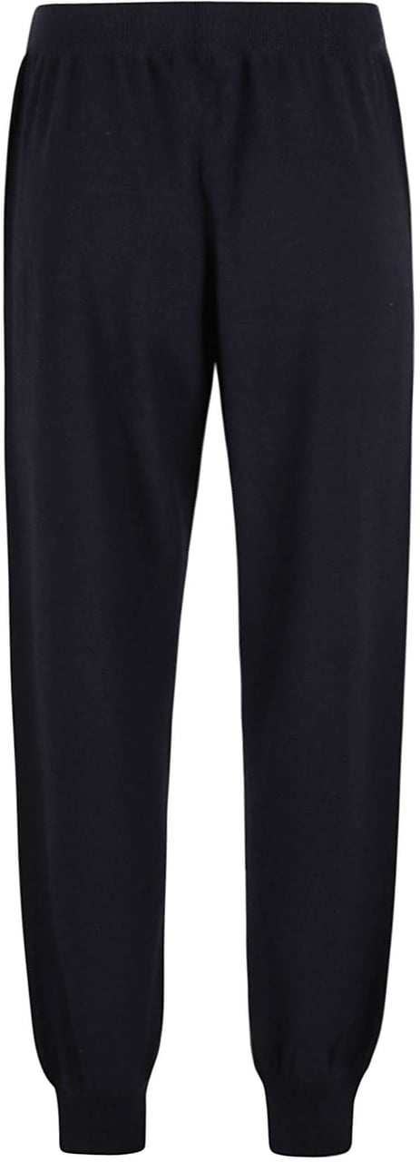 Fabiana Filippi Straight-Leg Blue Trousers with Tailored Design Zwart