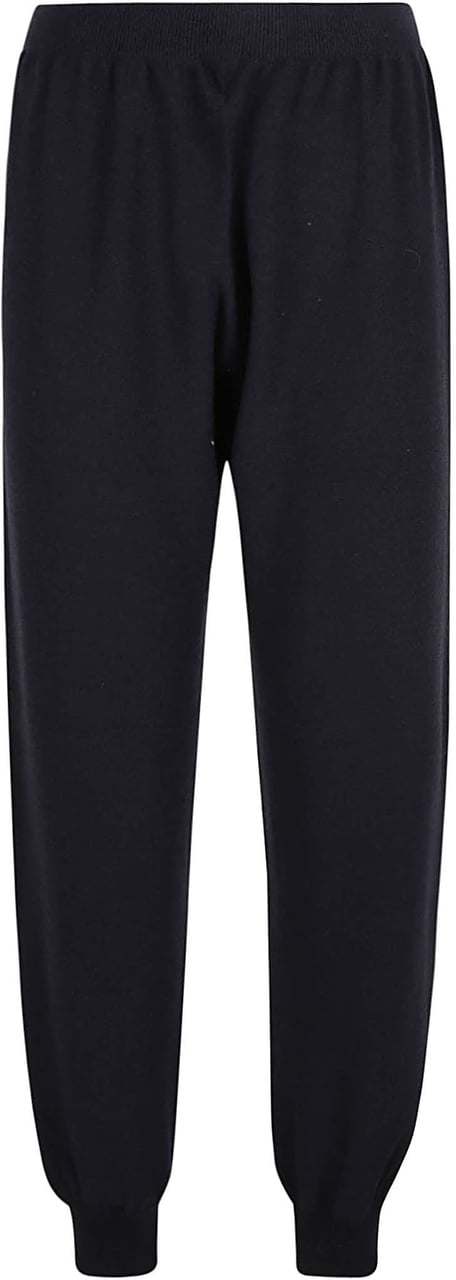 Fabiana Filippi Straight-Leg Blue Trousers with Tailored Design Zwart