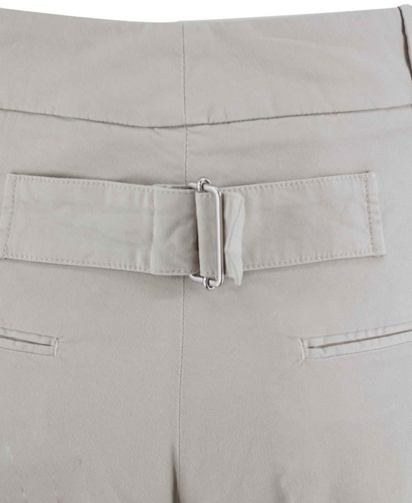 Fabiana Filippi Straight-Leg Trousers With Mid-Rise Waist Grijs