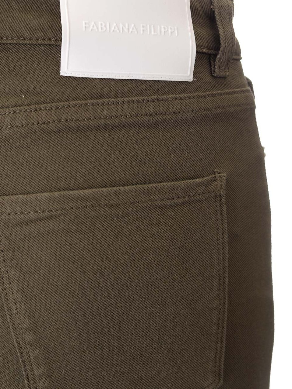 Fabiana Filippi Straight-Leg Trousers with Five-Pocket Design Grijs