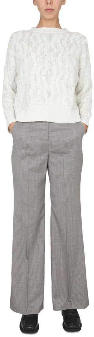 Fabiana Filippi Micro Houndstooth Pants Grijs