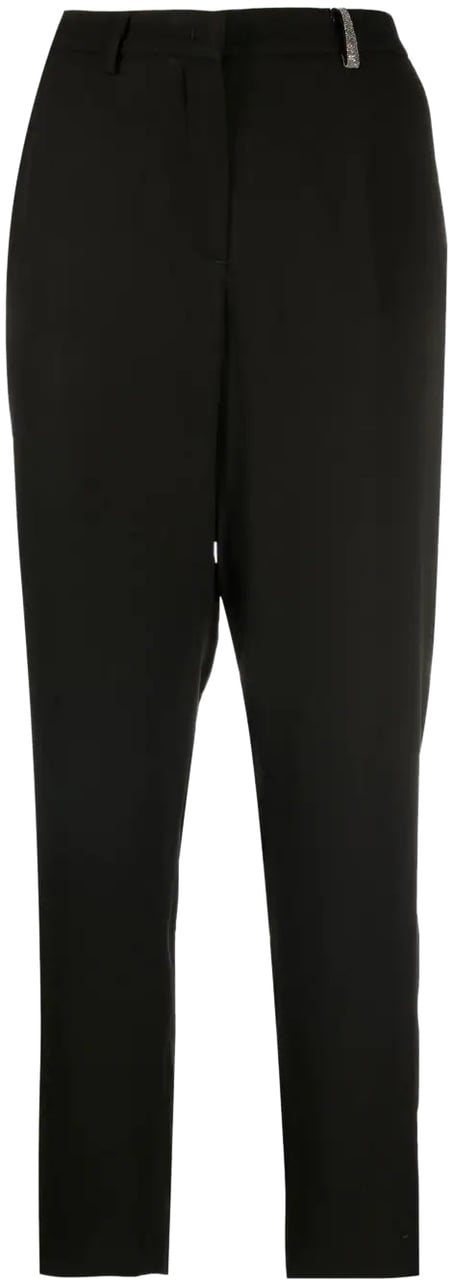 Fabiana Filippi pantaloni black Zwart