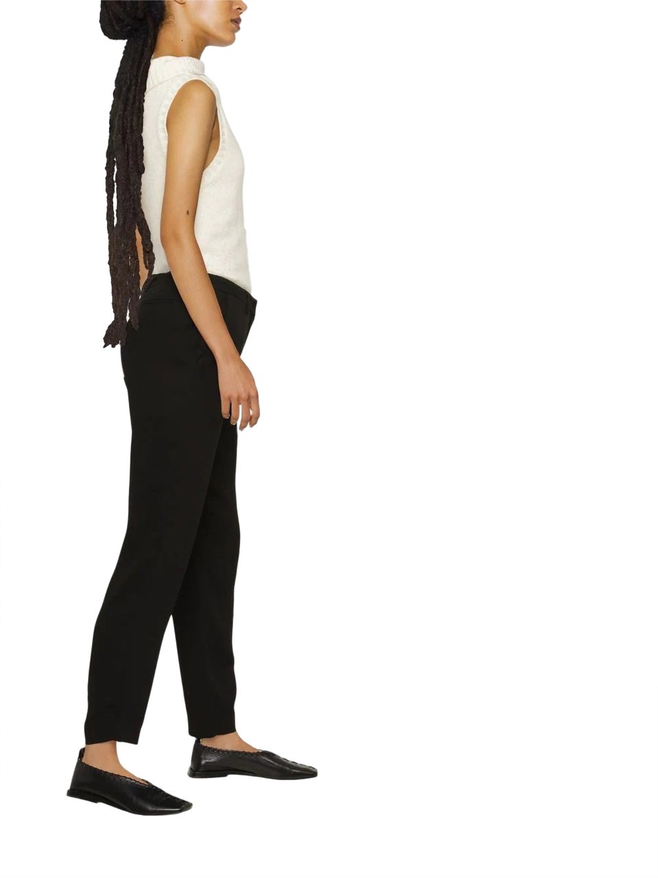 Fabiana Filippi pantaloni black Zwart